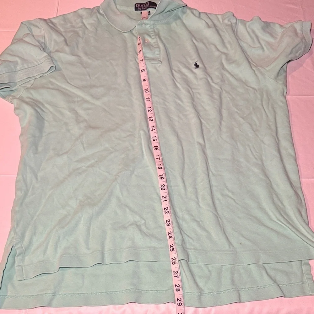 Polo by Ralph Lauren Men's Mint Green Polo Shirt XL